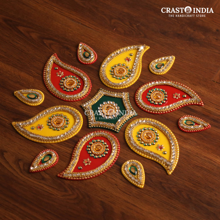 CRASTO INDIA HANDCRAFTED FESTIVE RANGOLI #39