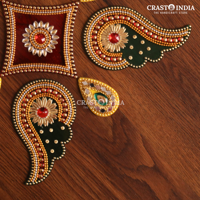 CRASTO INDIA HANDCRAFTED FESTIVE RANGOLI #44