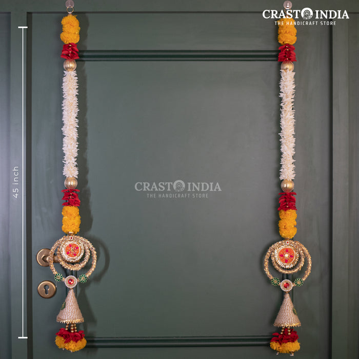 CRASTO INDIA HANDCRAFTED FESTIVE SIDE-HANGINGS #3 (PAIR)