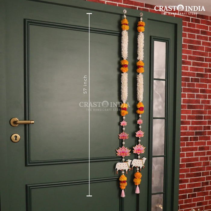 CRASTO INDIA HANDCRAFTED FESTIVE SIDE-HANGINGS #2 (PAIR)