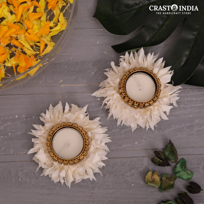 CRASTO INDIA HANDCRAFTED FESTIVE DIYA #28 (PAIR)