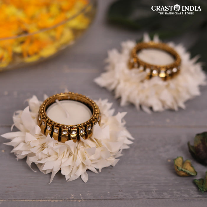 CRASTO INDIA HANDCRAFTED FESTIVE DIYA #28 (PAIR)