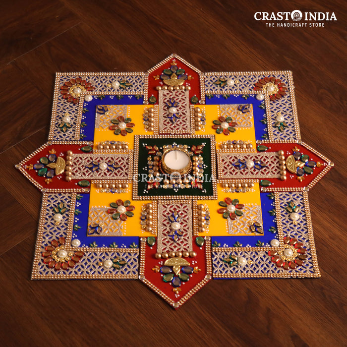 CRASTO INDIA HANDCRAFTED FESTIVE RANGOLI #49