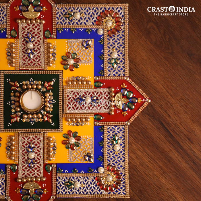 CRASTO INDIA HANDCRAFTED FESTIVE RANGOLI #49