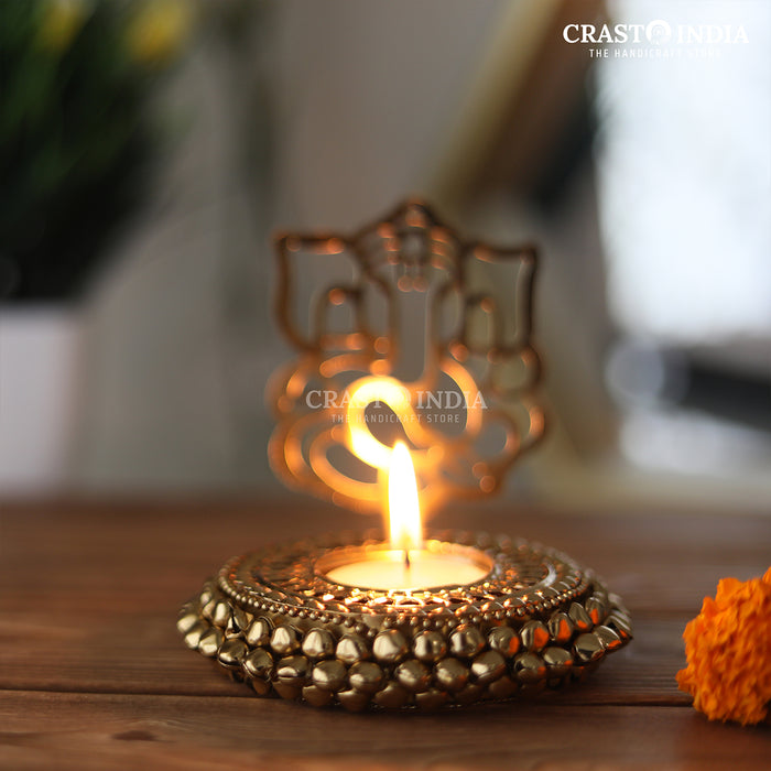 CRASTO INDIA HANDCRAFTED FESTIVE GANESHA DIYA #25 (1 PC)