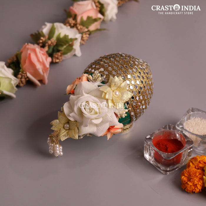 CRASTO INDIA HANDCRAFTED FESTIVE NARIYAL #2