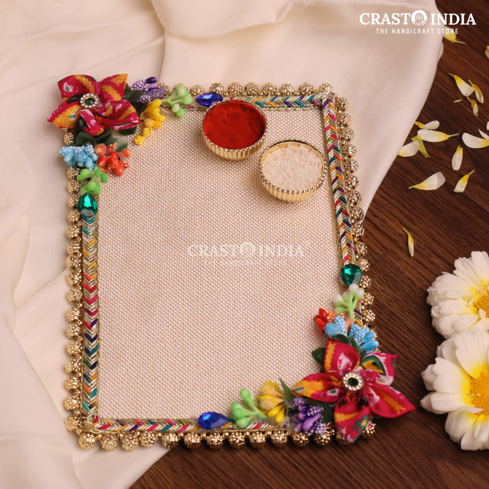CRASTO INDIA HANDCRAFTED FESTIVE POOJA THALI #18