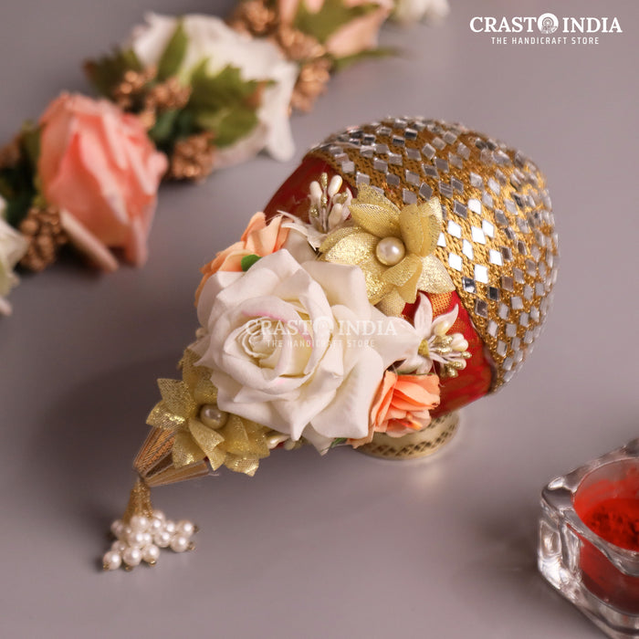 CRASTO INDIA HANDCRAFTED FESTIVE NARIYAL #2