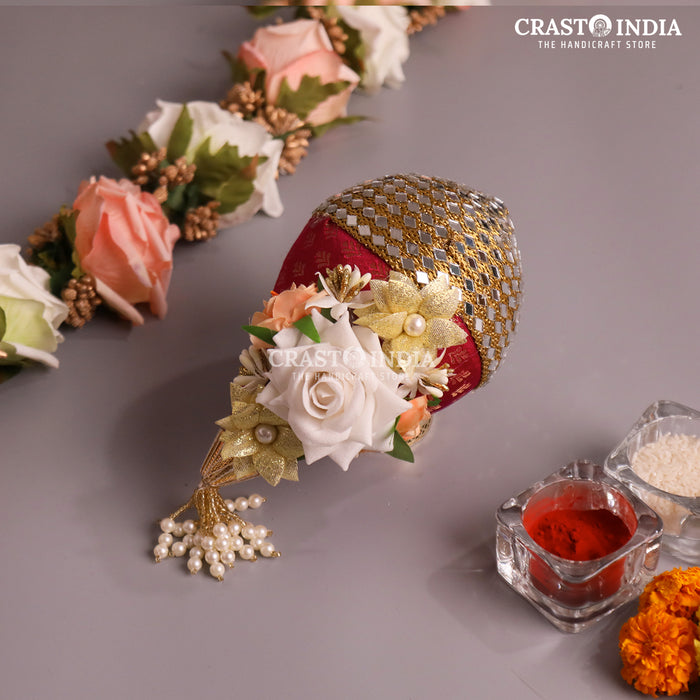 CRASTO INDIA HANDCRAFTED FESTIVE NARIYAL #2