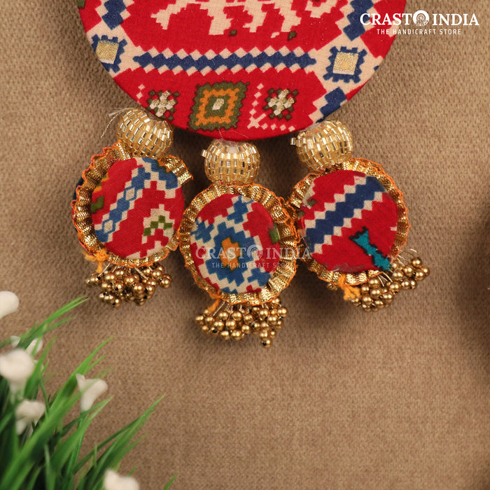 CRASTO INDIA HANDCRAFTED FESTIVE REVERSIBLE PATOLA SHUBH LABH #04