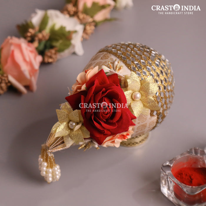 CRASTO INDIA HANDCRAFTED FESTIVE NARIYAL #2