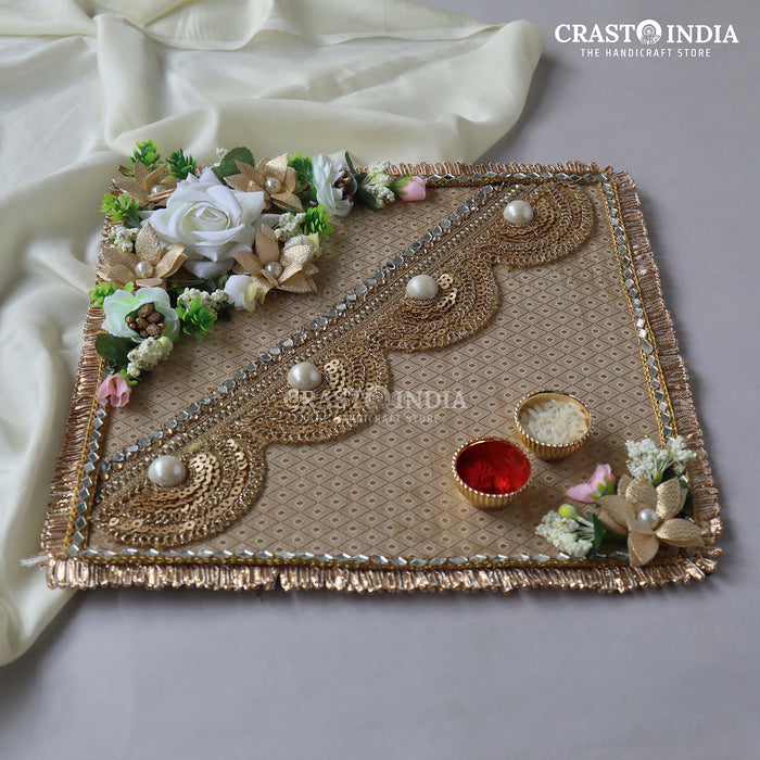 CRASTO INDIA HANDCRAFTED FESTIVE POOJA THALI #4