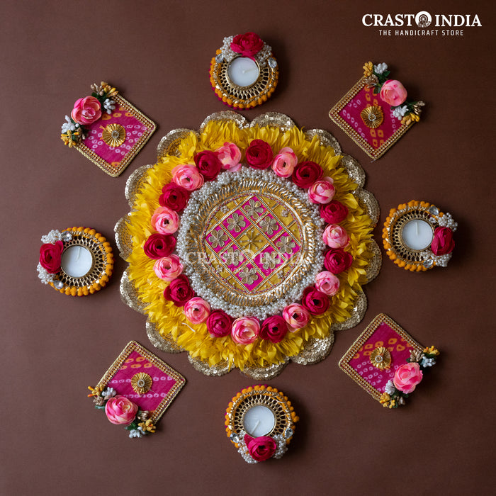 CRASTO INDIA HANDCRAFTED FESTIVE RANGOLI #20